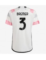 Juventus Gleison Bremer #3 Vieraspaita 2023-24 Lyhythihainen